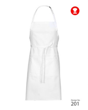 White Apron for housekeeping & Cleaning Staff